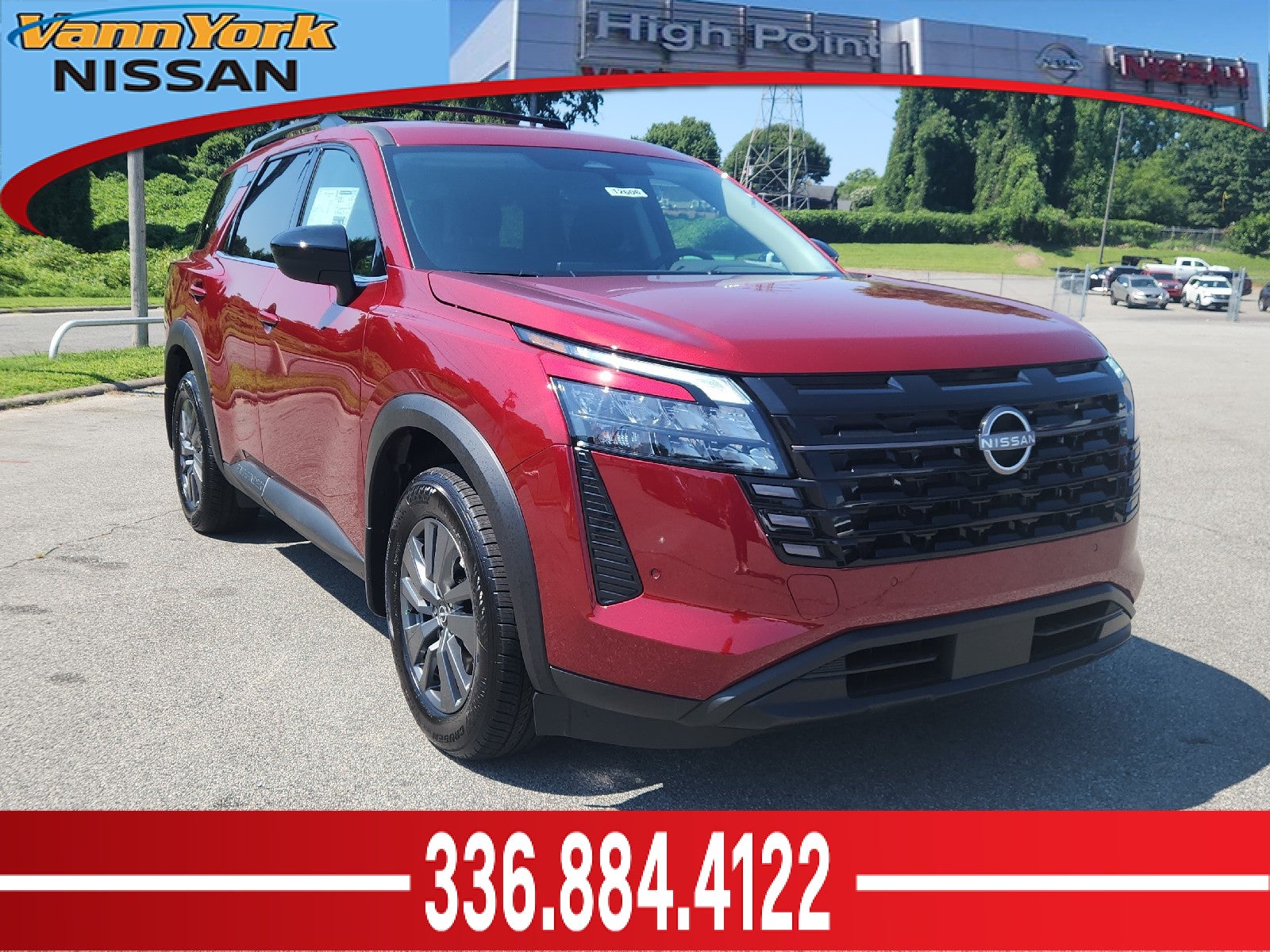 Red (Scarlet Ember Tintcoat) 2026 Nissan Pathfinder SUV / Crossover All-Wheel Drive Automatic