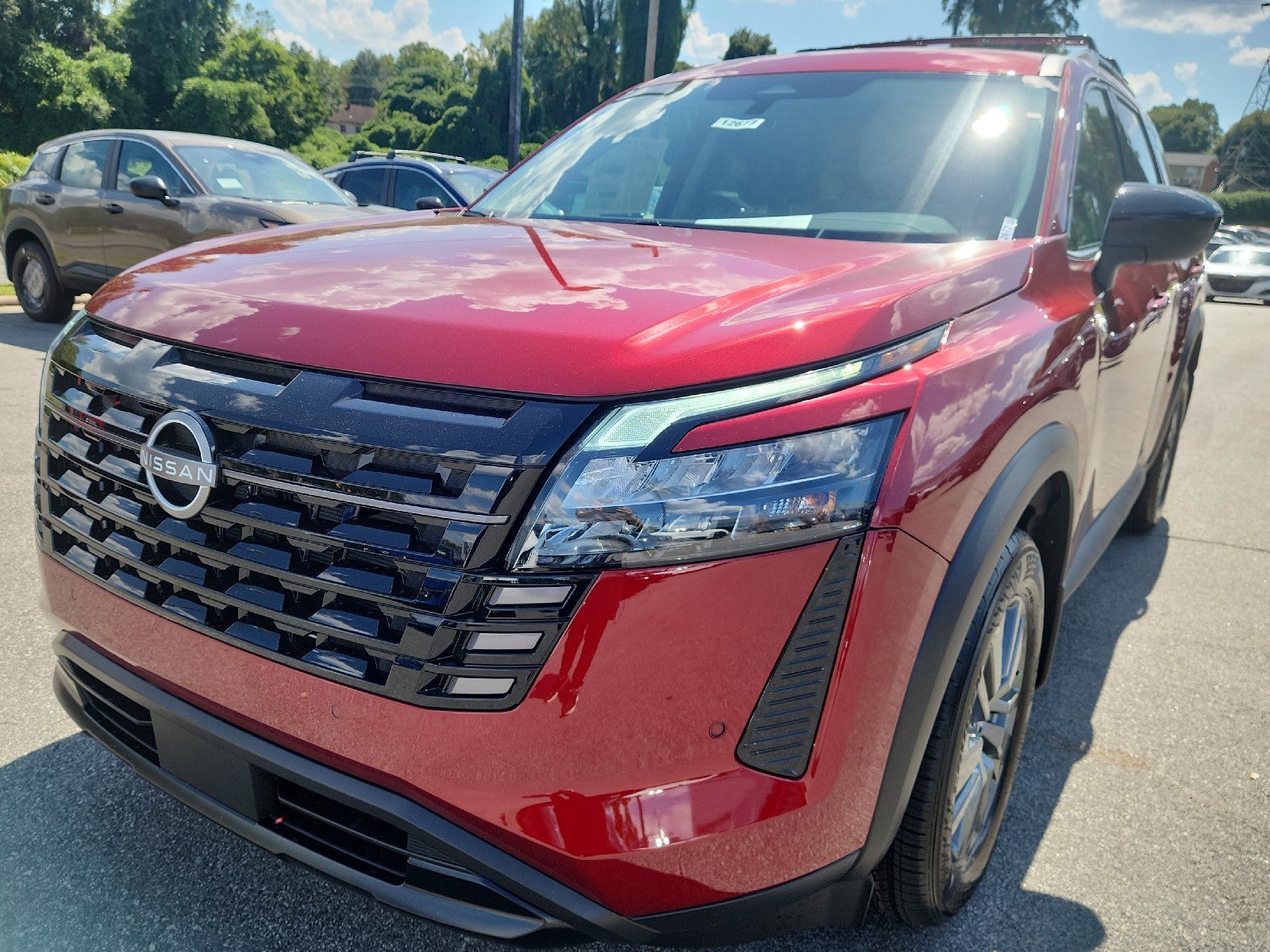 Red (Scarlet Ember Tintcoat) 2026 Nissan Pathfinder SUV / Crossover All-Wheel Drive Automatic