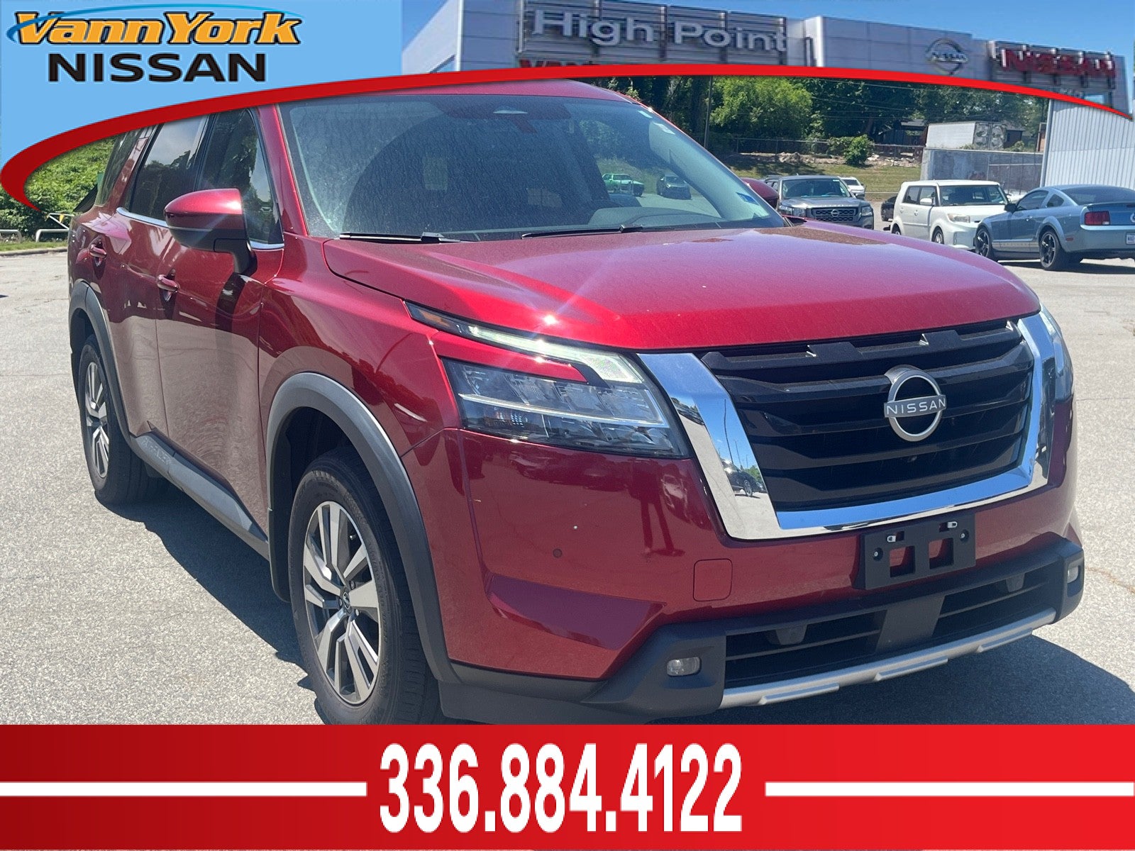 Red (Scarlet Ember Tintcoat) 2023 Nissan Pathfinder SUV / Crossover Front-Wheel Drive Automatic