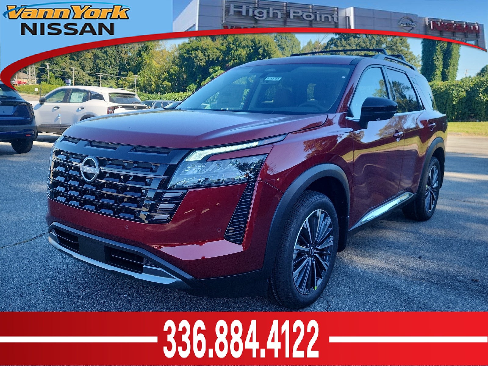 Red (Scarlet Ember Tintcoat) 2026 Nissan Pathfinder SUV / Crossover All-Wheel Drive Automatic