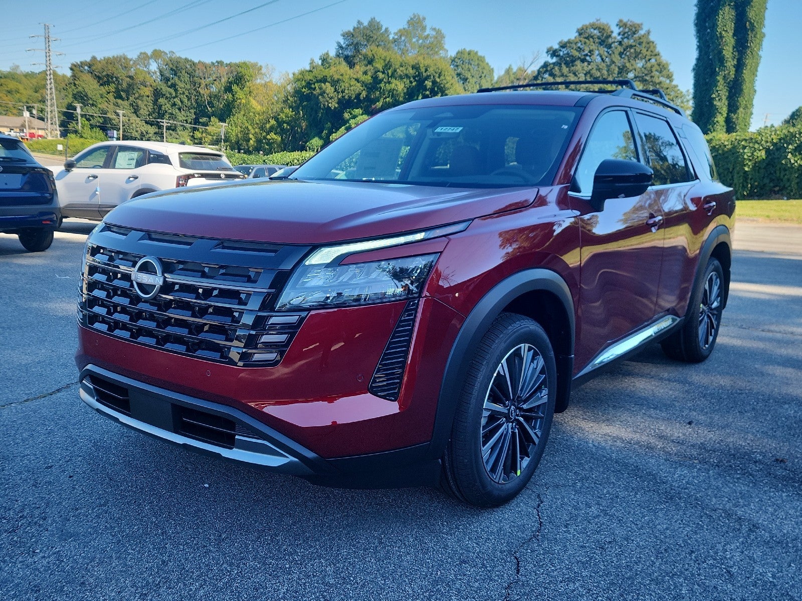 Red (Scarlet Ember Tintcoat) 2026 Nissan Pathfinder SUV / Crossover All-Wheel Drive Automatic