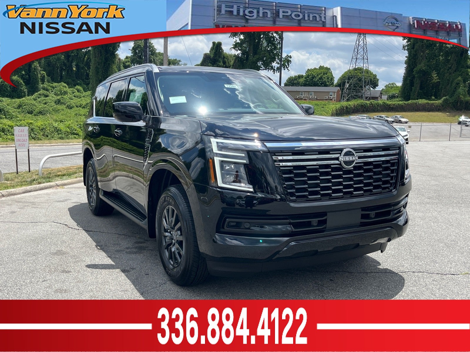 Super Black 2026 Nissan Armada SUV / Crossover Four-Wheel Drive Automatic