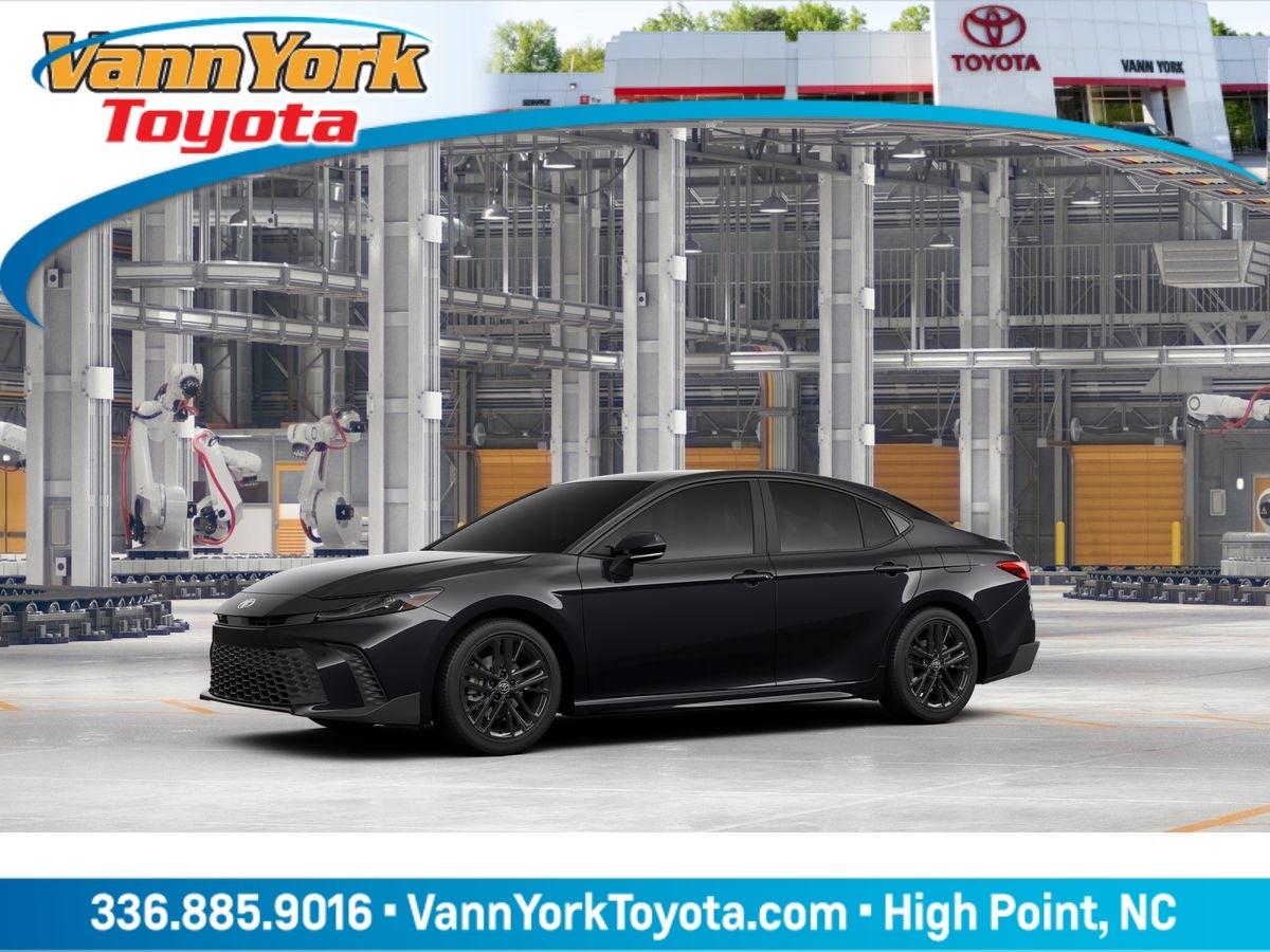 Black (Midngt Blk Met) 2026 Toyota Camry Sedan Front-Wheel Drive Continuously Variable Transmission