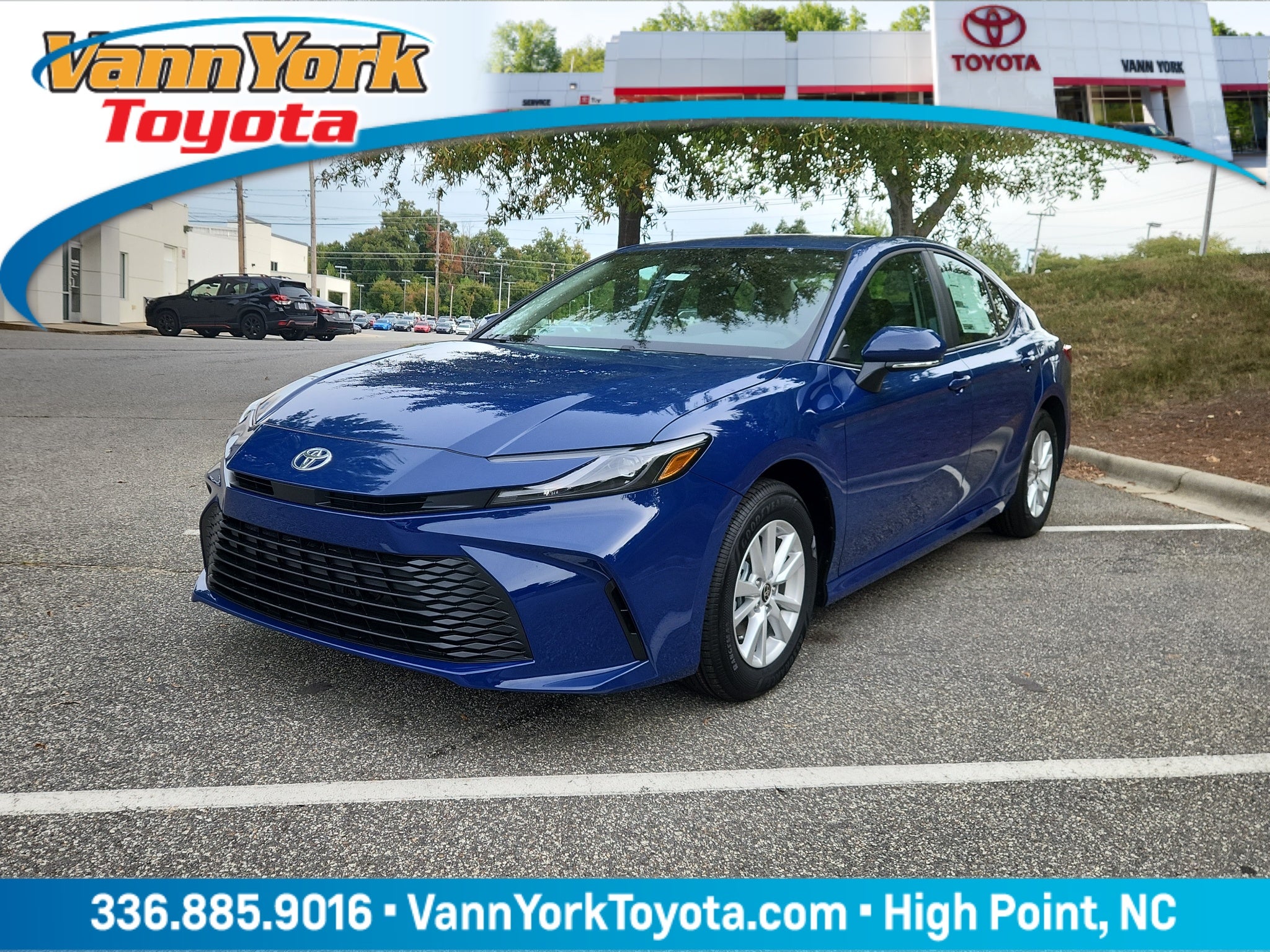 Reservoir Blue 2026 Toyota Camry Sedan All-Wheel Drive Continuously Variable Transmission