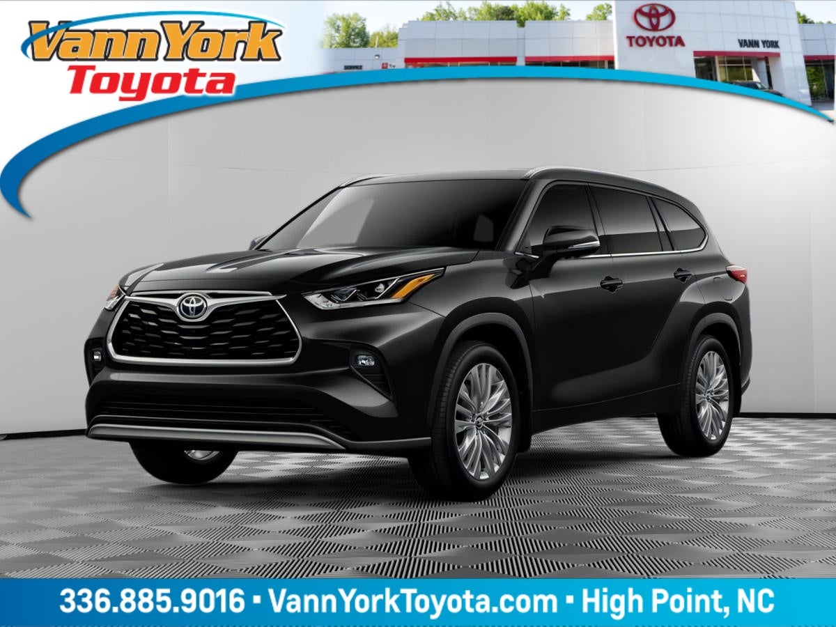 Midnight Black Metallic 2026 Toyota Highlander SUV / Crossover All-Wheel Drive 8-Speed Dual Clutch