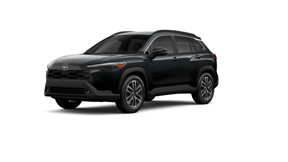Jet Black 2026 Toyota Corolla Cross SUV / Crossover Front-Wheel Drive Continuously Variable Transmission