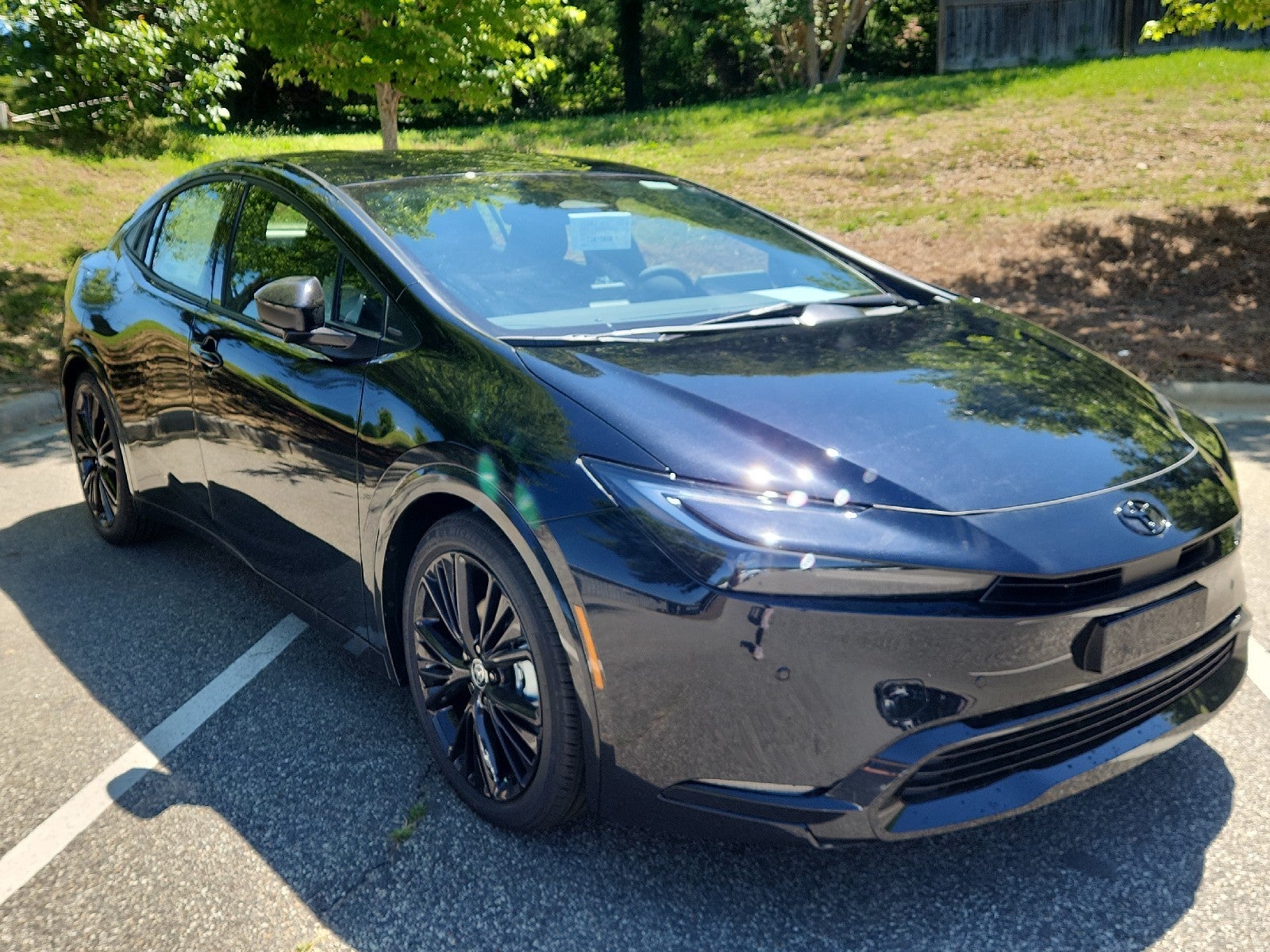 Midnight Black Metallic 2026 Toyota Prius Plug-In Hybrid Nightshade FWD Hatchback Front-Wheel Drive Continuously Variable Transmission
