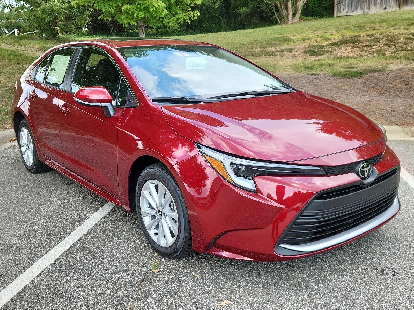 Red (Ruby Flare Pearl) 2026 Toyota Corolla Hybrid Sedan Front-Wheel Drive Continuously Variable Transmission