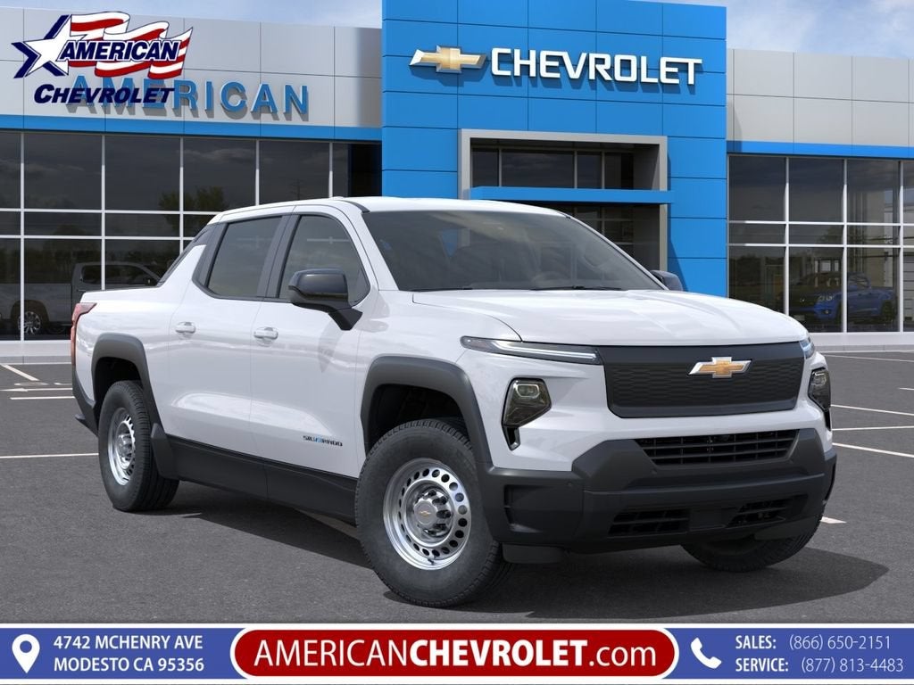 Summit White 2026 Chevrolet Silverado EV Pickup Truck All-Wheel Drive Automatic
