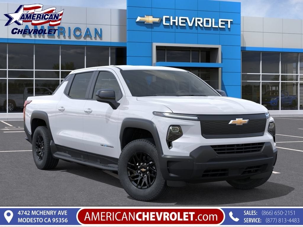 Summit White 2026 Chevrolet Silverado EV Pickup Truck All-Wheel Drive Automatic