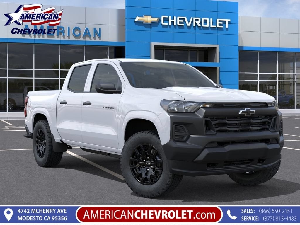 Summit White 2026 Chevrolet Colorado Pickup Truck Four-Wheel Drive Automatic