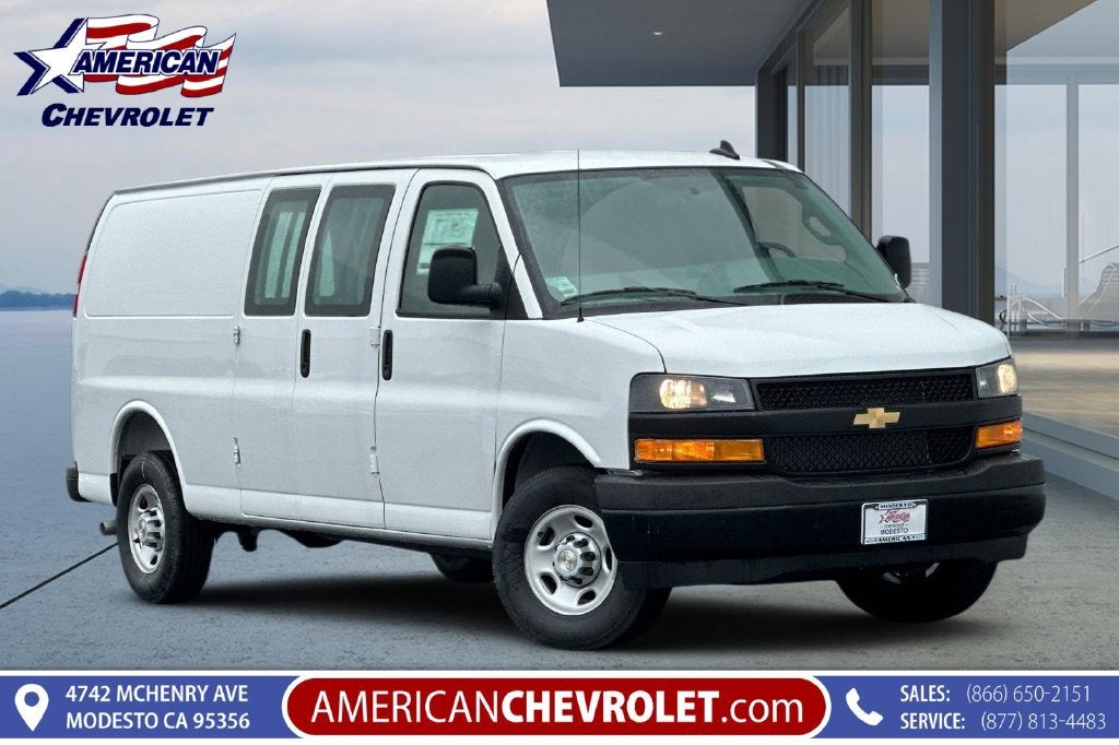 Summit White 2026 Chevrolet Express Cargo Van Rear-Wheel Drive Automatic