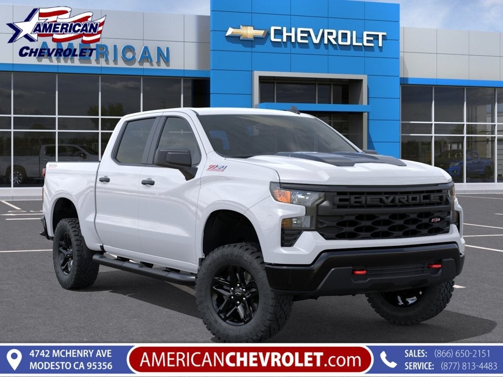 Summit White 2026 Chevrolet Silverado 1500 Pickup Truck Four-Wheel Drive Automatic