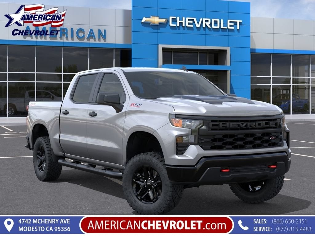 Sterling Gray Metallic 2026 Chevrolet Silverado 1500 Pickup Truck Four-Wheel Drive Automatic