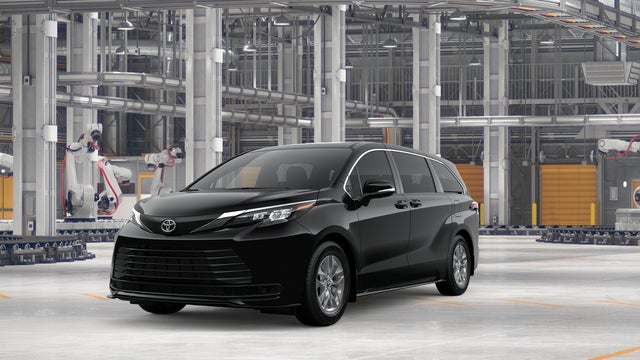 Midnight Black Metallic 2026 Toyota Sienna Minivan All-Wheel Drive Continuously Variable Transmission