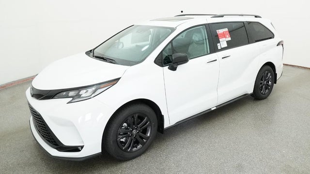 Ice Cap 2026 Toyota Sienna Minivan All-Wheel Drive Continuously Variable Transmission