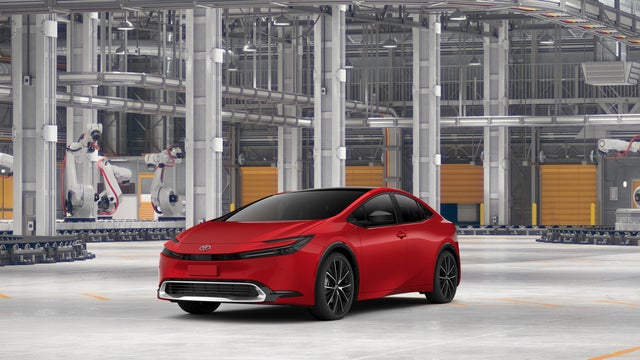 Supersonic Red 2027 Toyota Prius Hatchback Front-Wheel Drive Continuously Variable Transmission
