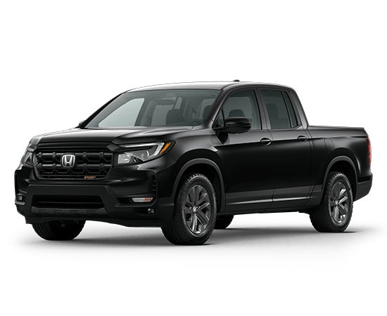 Black 2024 Honda Ridgeline Pickup Truck All-Wheel Drive Automatic