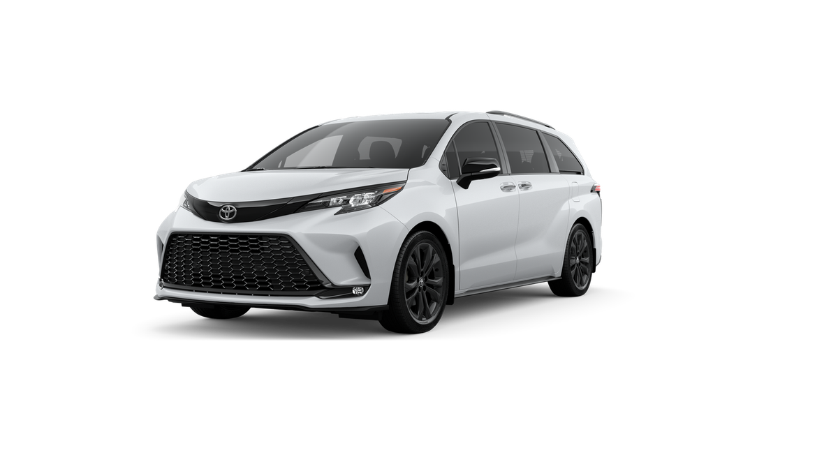 Ice Cap 2026 Toyota Sienna Minivan Front-Wheel Drive Continuously Variable Transmission