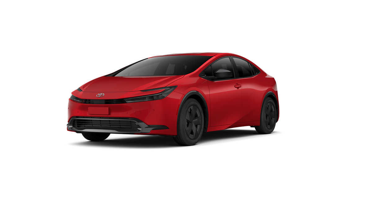 Supersonic Red 2027 Toyota Prius Hatchback Front-Wheel Drive Continuously Variable Transmission