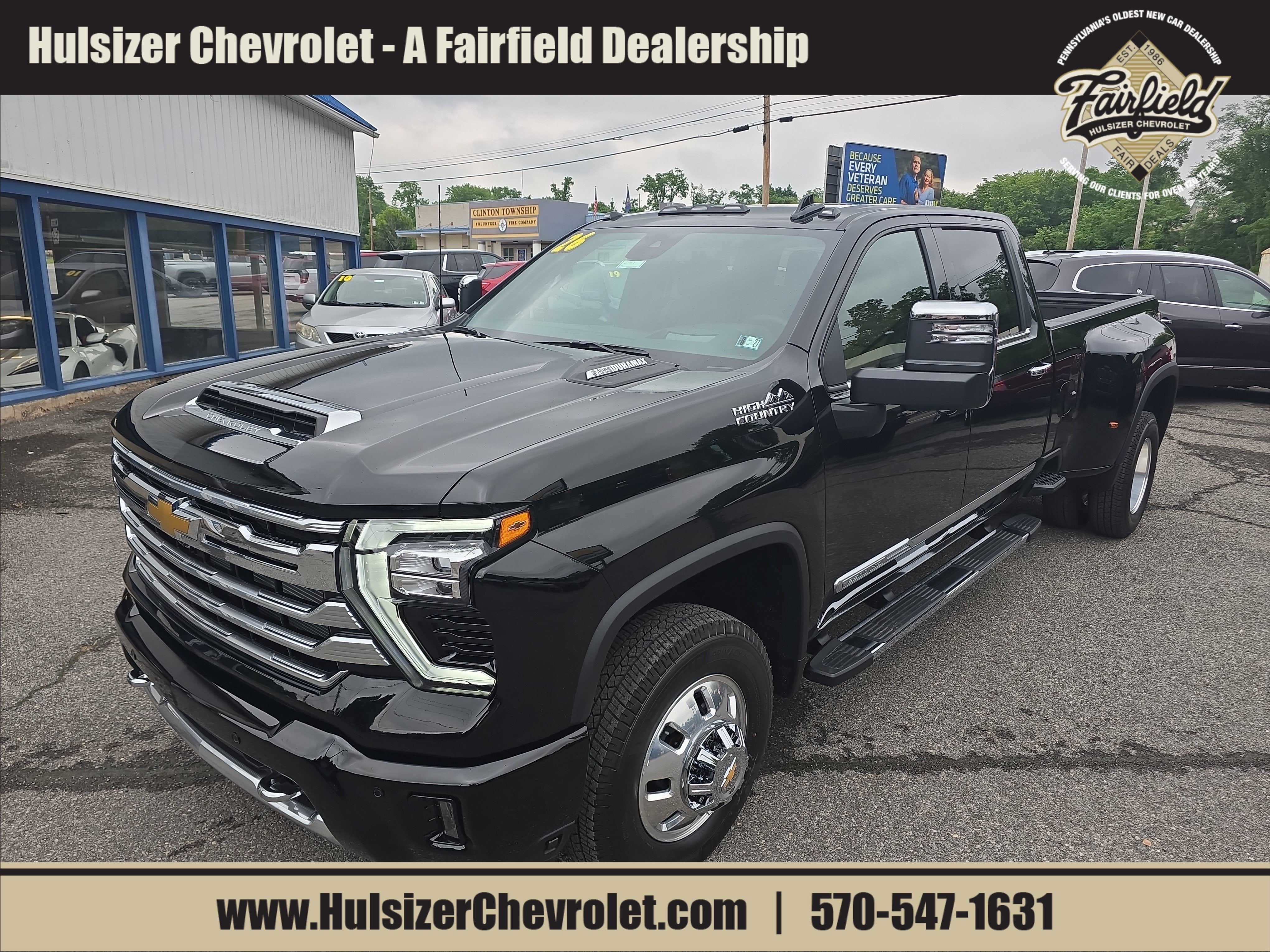 Black 2026 Chevrolet Silverado 3500HD Pickup Truck Four-Wheel Drive Automatic