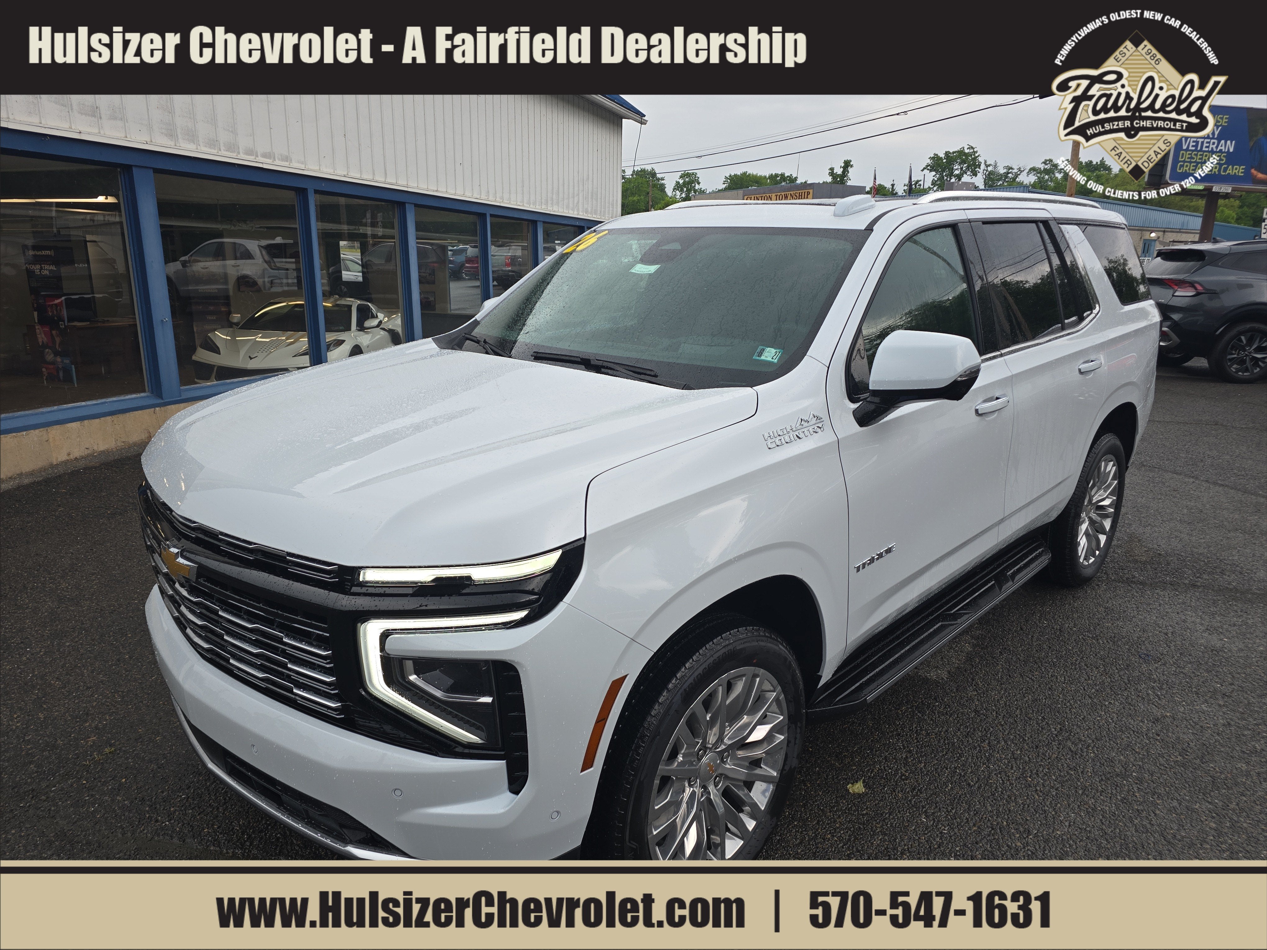 Polar White Tricoat 2026 Chevrolet Tahoe SUV / Crossover Four-Wheel Drive Automatic