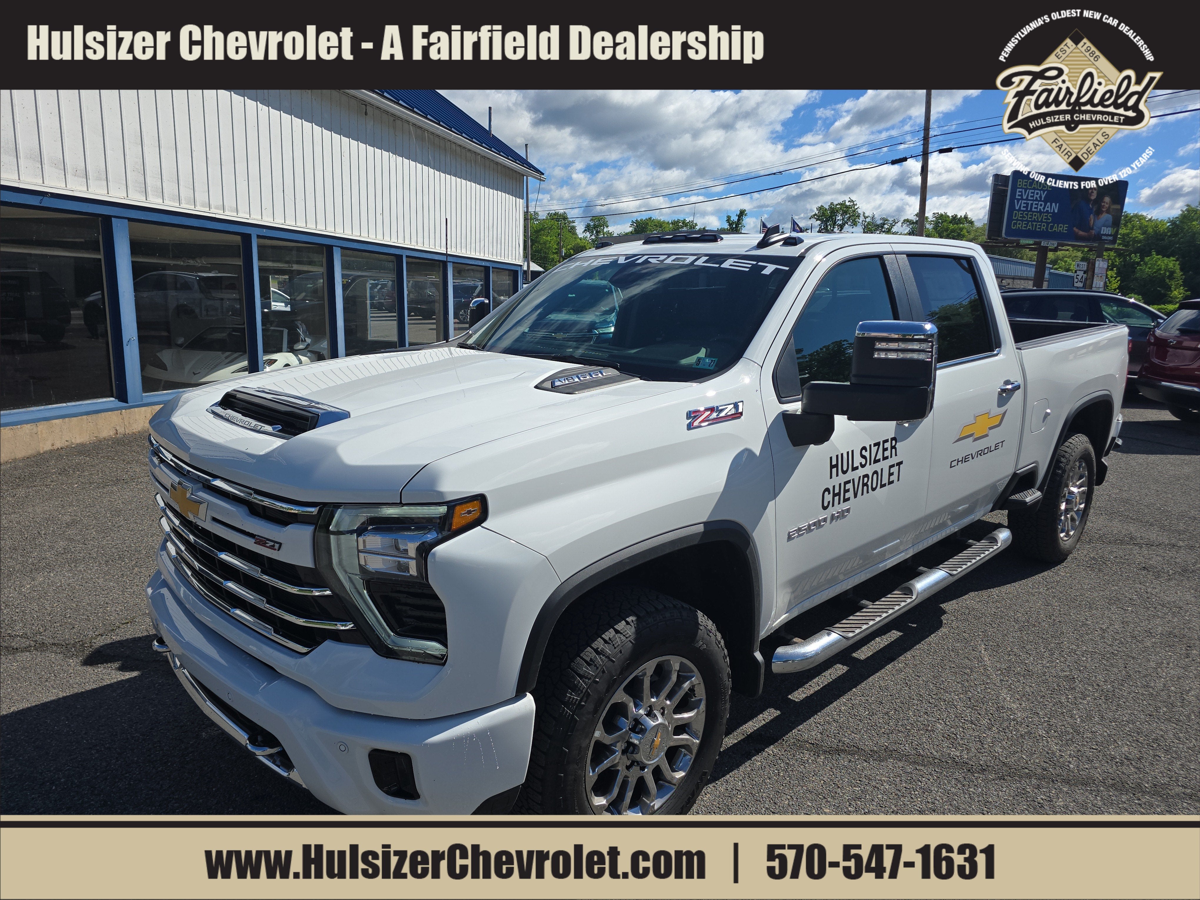 Summit White 2026 Chevrolet Silverado 2500HD Pickup Truck Four-Wheel Drive Automatic