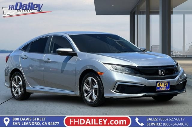 Silver 2020 Honda Civic Sedan Front-Wheel Drive 