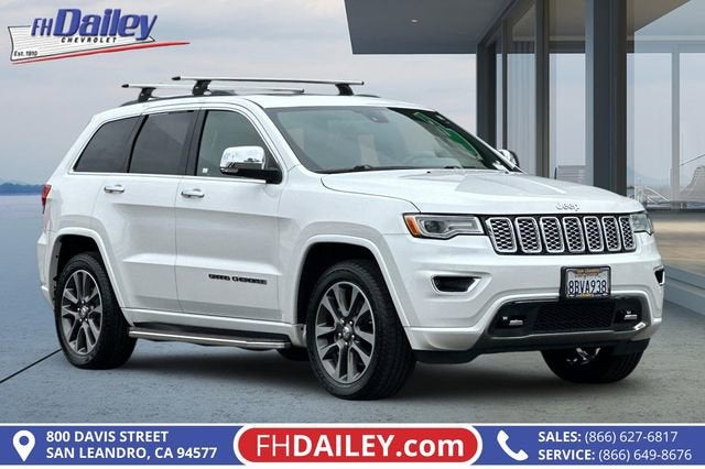 White (Ivory 3-Coat) 2018 Jeep Grand Cherokee Overland 4WD SUV / Crossover Four-Wheel Drive Automatic