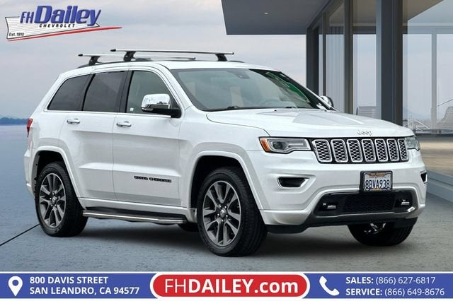 White (Ivory 3-Coat) 2018 Jeep Grand Cherokee SUV / Crossover Four-Wheel Drive Automatic