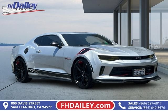 Silver Ice Metallic 2018 Chevrolet Camaro Coupe Rear-Wheel Drive Automatic