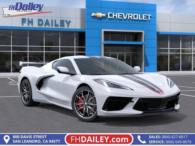 Arctic White 2026 Chevrolet Corvette Coupe Rear-Wheel Drive Automatic