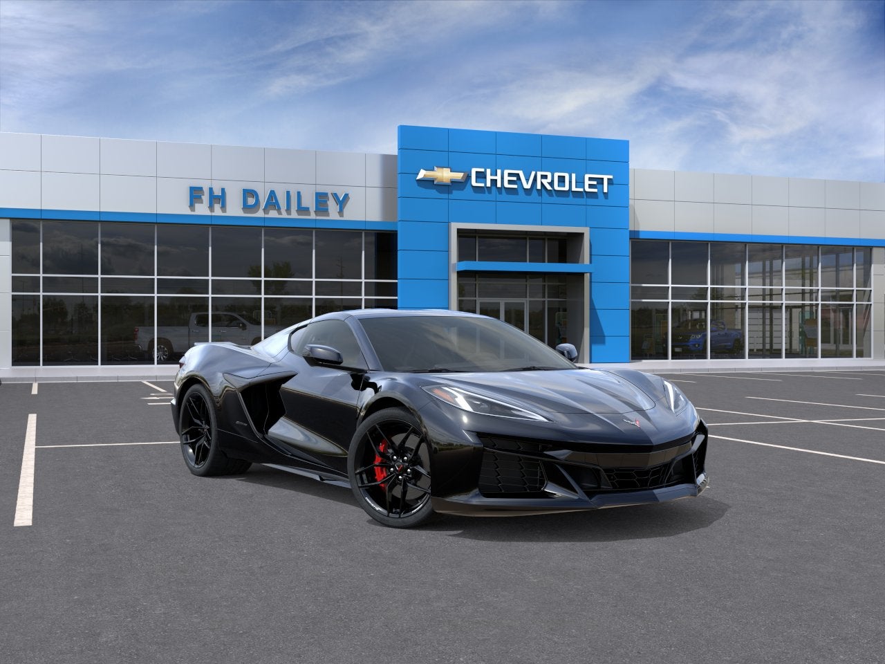 Black 2027 Chevrolet Corvette Coupe Rear-Wheel Drive Automatic