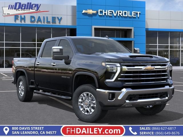 Black 2026 Chevrolet Silverado 2500HD Pickup Truck Four-Wheel Drive Automatic
