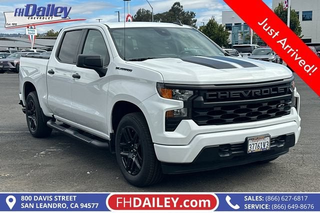 Summit White 2023 Chevrolet Silverado 1500 Pickup Truck 4X2 Automatic