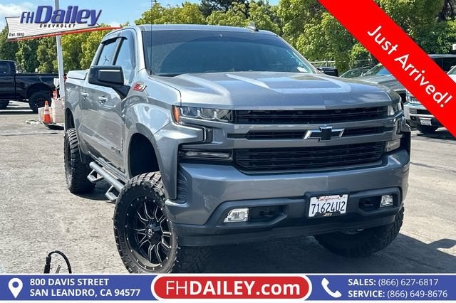 Gray (Satin Steel Metallic) 2019 Chevrolet Silverado 1500 Pickup Truck Four-Wheel Drive Automatic