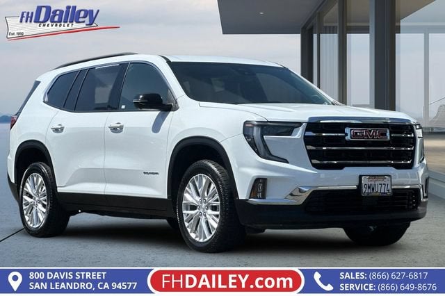 Summit White 2024 GMC Acadia SUV / Crossover Front-Wheel Drive Automatic