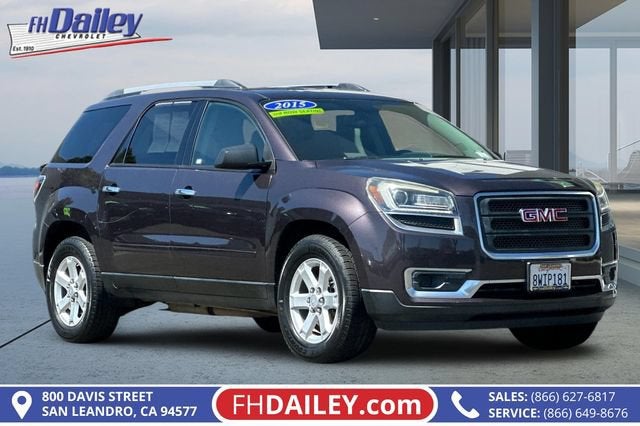 Midnight Amethyst Metallic 2015 GMC Acadia SUV / Crossover Front-Wheel Drive Automatic