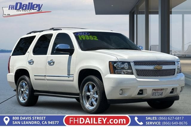 White Diamond Tricoat 2013 Chevrolet Tahoe SUV / Crossover Four-Wheel Drive Automatic