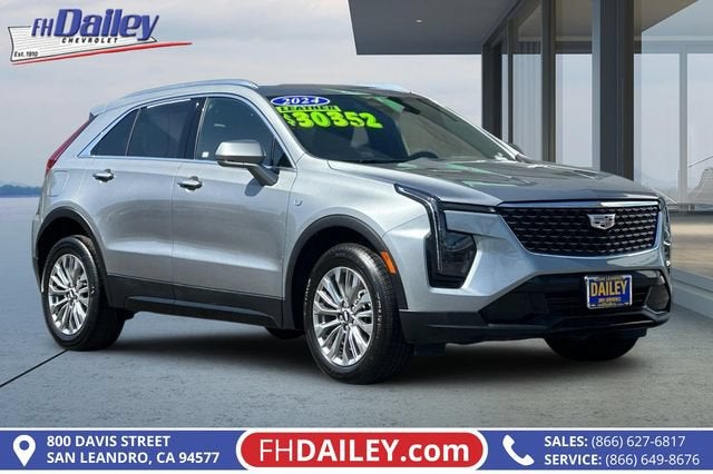 Argent Silver Metallic 2024 Cadillac XT4 SUV / Crossover Four-Wheel Drive Automatic