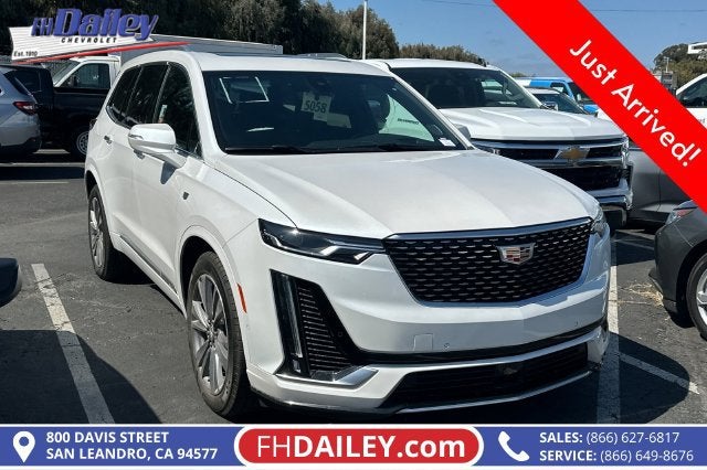 Crystal White Tricoat 2024 Cadillac XT6 SUV / Crossover Four-Wheel Drive Automatic