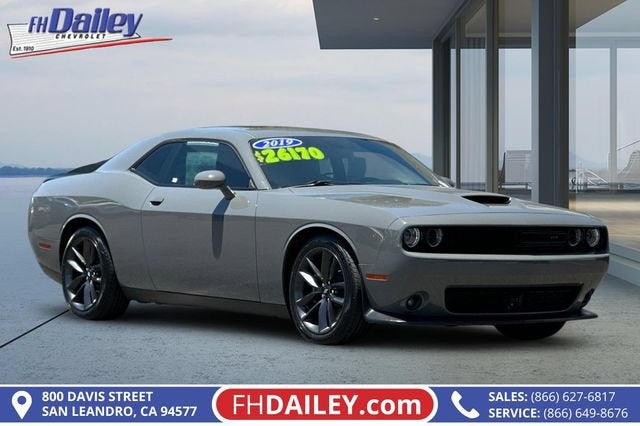 Destroyer Gray 2019 Dodge Challenger Coupe Rear-Wheel Drive Automatic