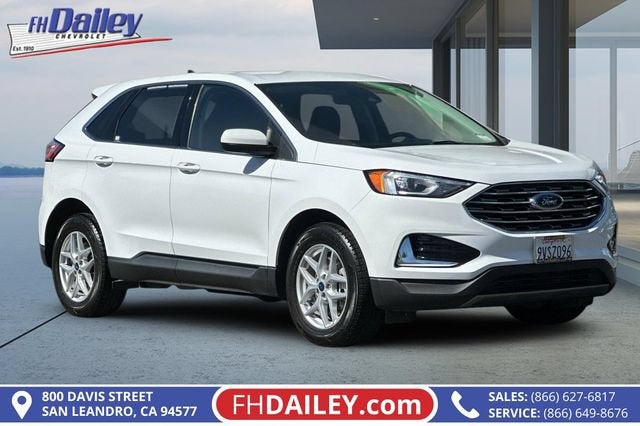 Oxford White 2022 Ford Edge SUV / Crossover All-Wheel Drive Automatic