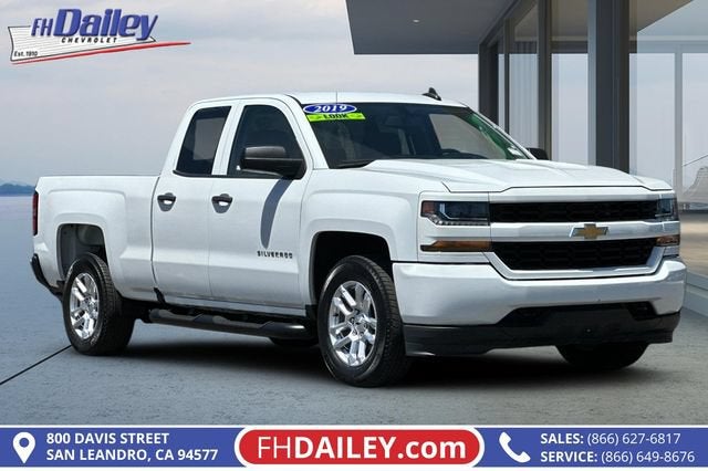 Summit White 2019 Chevrolet Silverado 1500 Pickup Truck 4X2 Automatic
