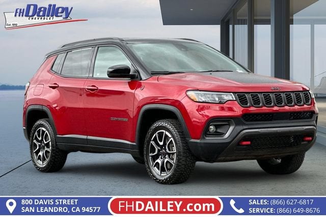 Red Hot Pearlco 2025 Jeep Compass SUV / Crossover Four-Wheel Drive Automatic