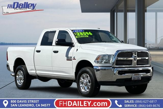 Bright White Clea 2015 RAM 2500 Pickup Truck Four-Wheel Drive 
