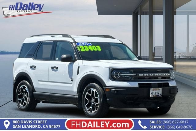 Oxford White 2021 Ford Bronco Sport SUV / Crossover All-Wheel Drive Automatic