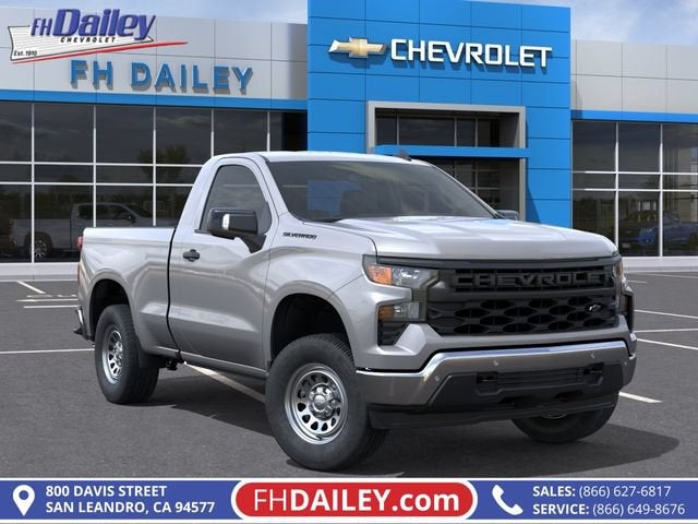 Sterling Gray Metallic 2026 Chevrolet Silverado 1500 Pickup Truck 4X2 Automatic