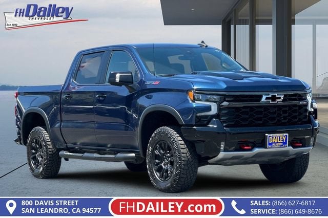 Northsky Blue Metallic 2023 Chevrolet Silverado 1500 Pickup Truck Four-Wheel Drive Automatic