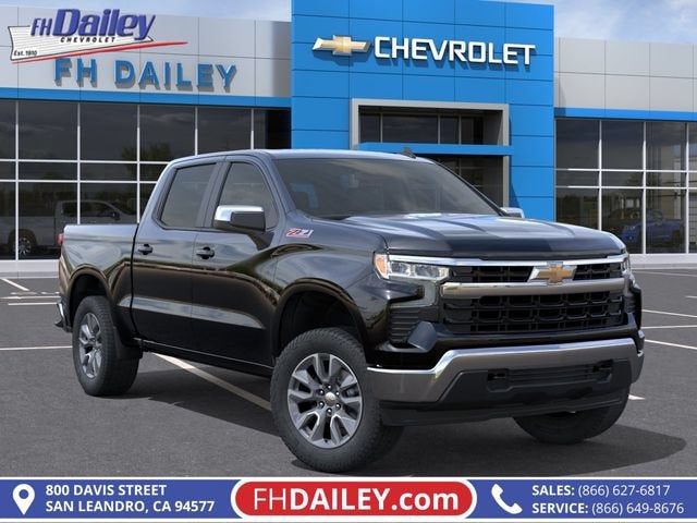 Black 2026 Chevrolet Silverado 1500 Pickup Truck Four-Wheel Drive Automatic